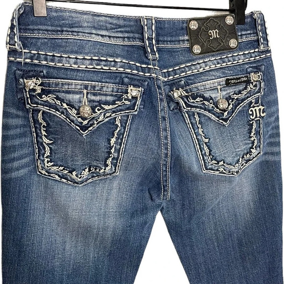 Miss Me Women’s Boot Cut Bling Jeans Size 28 - Picture 6 of 7